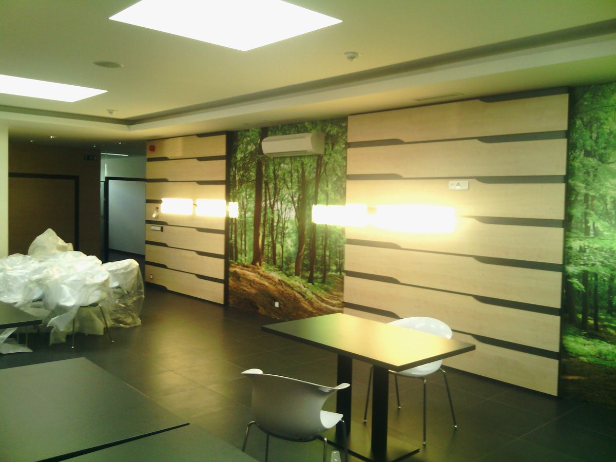 AUDI, Velkoplošná grafika v lounge
