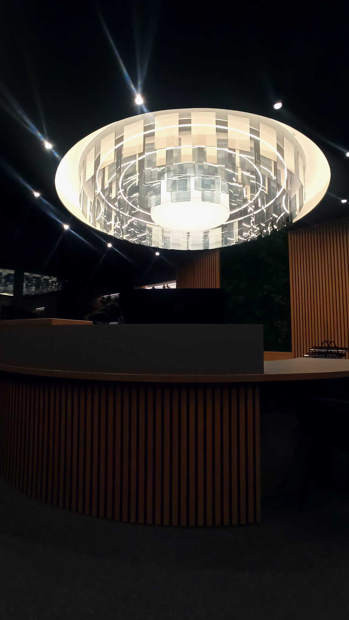 NetConnect, Designový lustr do recepce
