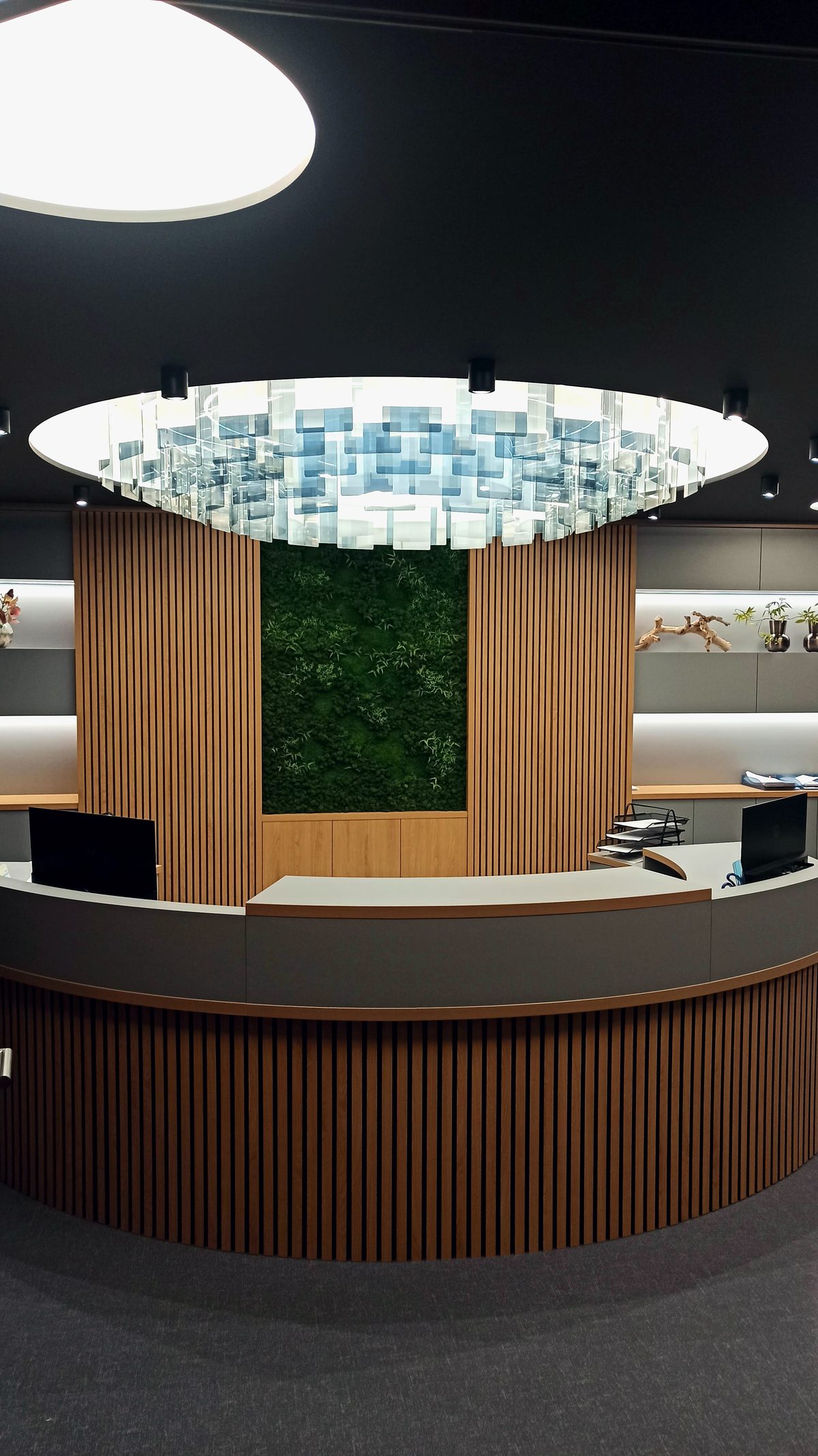 NetConnect, Designový lustr do recepce