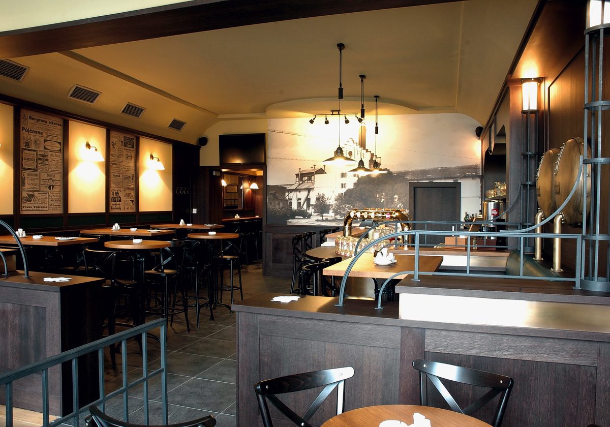 Šalanda, Interiér restaurace