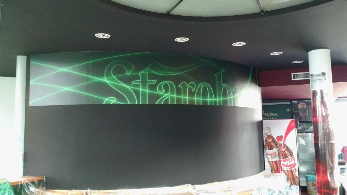 Starobrno, Grafika provozu a zrcadlové polokoule